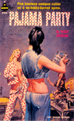 The first pulp I ever saw - on a postcard! That blonde is HOT!